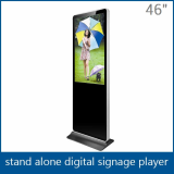 46 inch floor standing digital signage screen